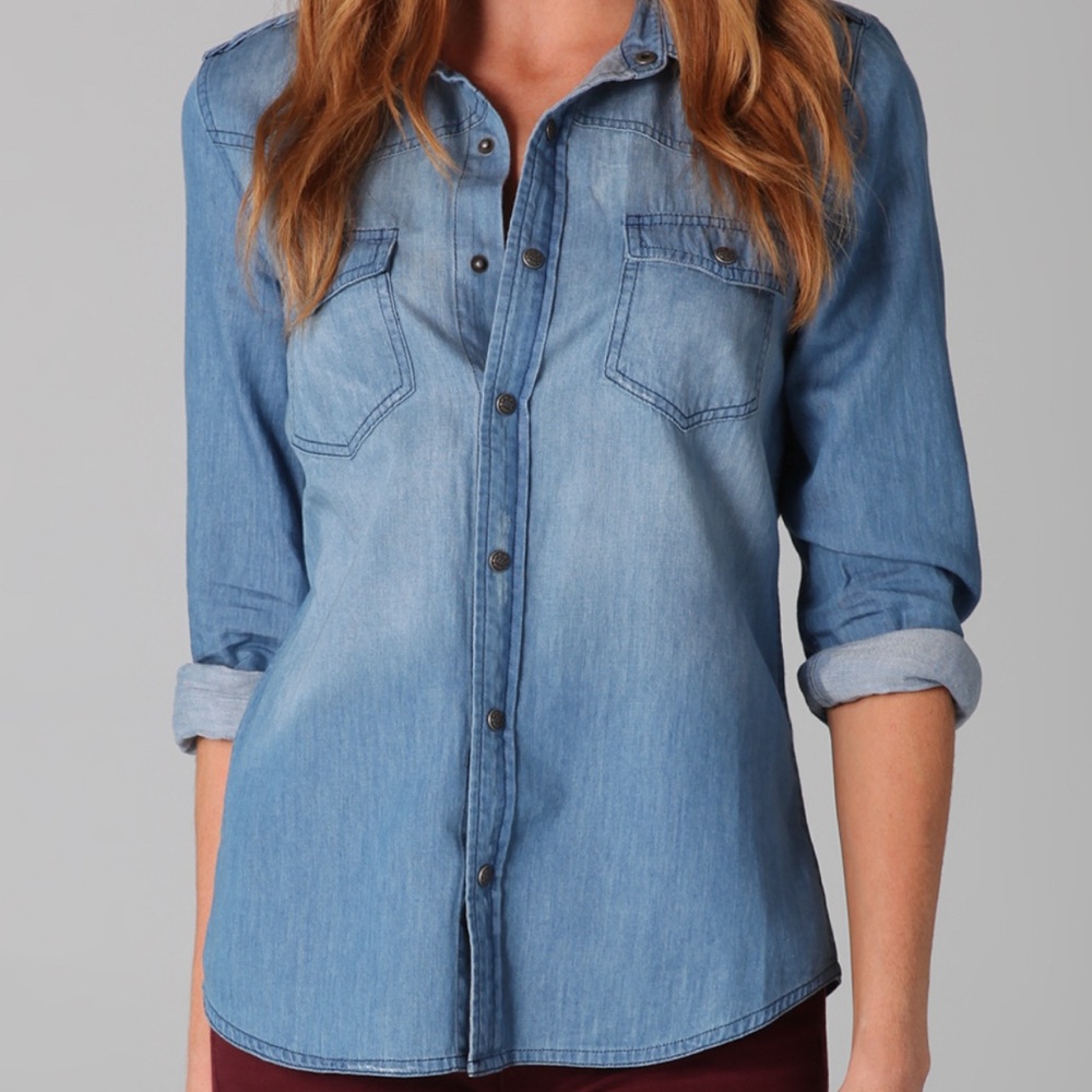 Joes Jeans Denim Chambray Shirt